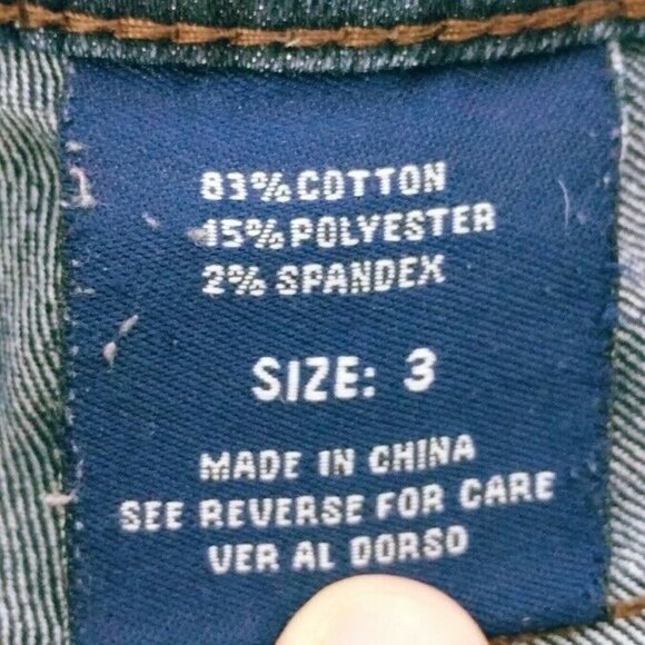 Blue Asphalt Jeans Size 3 Straight Leg Dark Wash Denim - Picture 4 of 4